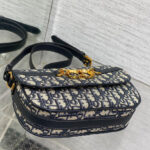 Christian Dior Small CD Besace Bag Dark Blue